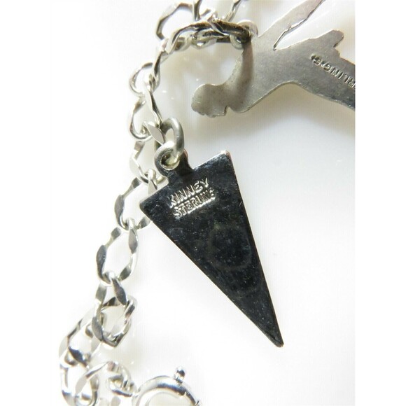 Vintage Sterling Silver High School Charm Bracelet 7" TL With Charms - Picture 10 of 11